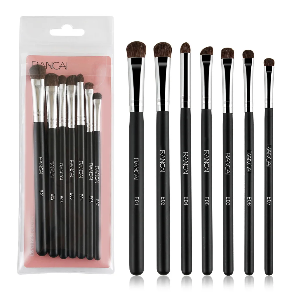 

7Pcs Eyeshadow Makeup Brushes Set Eye Shadow Foundation Powder Eyeliner Eyelash Lip Make Up Brush Cosmetic Beauty Tool Kit