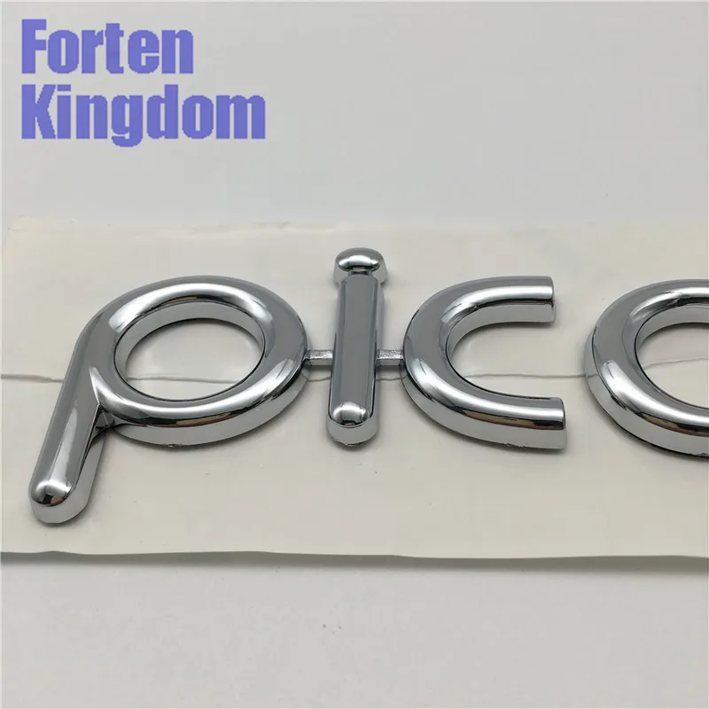 Picanto chrome badge 04