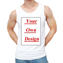 Индивидуальные мужские майки печать ваш собственный дизайн жилет высокое качество отправить в течение 3 дней