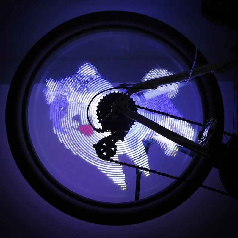 Perfect 64 LED Rechargeable DIY Wheel Light Spoke Light Auto Speed Change Programmable DIY Light Bicycle Accessories Waterproof 5 Perfect 64 LED Rechargeable DIY Wheel Light Spoke Light Auto Speed Change Programmable DIY Light Bicycle Accessories Waterproof 5