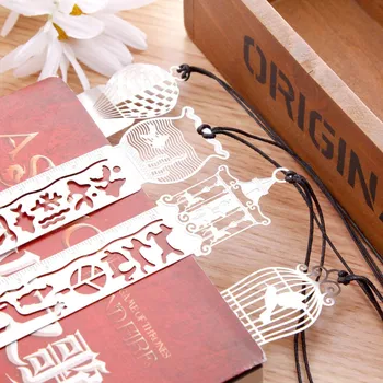 

1pcs Creative Cute Hollow Metal Bookmark with Scale Ruler for Student Children Drawing Tools School Stationery Accessories