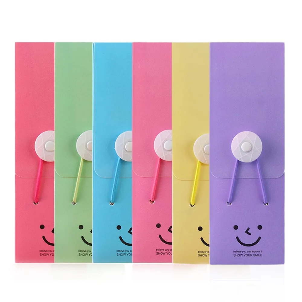 

Smiling Face Pencil Case School Supplies Kawaii pencil bag Practical Stationery Gift Cute Large-capacity Candy Color Pencilcase