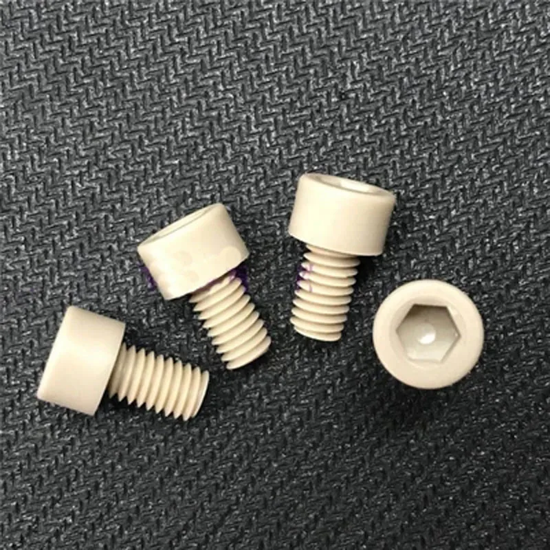 1pcs M10 M12 High temperature resistant screw Peek Round head hexagon strength bolt 25mm/55mm Length | Обустройство дома