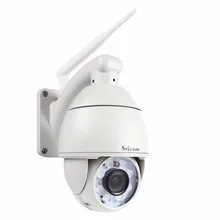 Sricam 5 4xzoom h.264 1.0mp ip66 водонепроницаемая камера открытый ip 720 P ИК Высокого Ночного Видения HD Беспроводной Wi-Fi P2P ВИДЕОНАБЛЮДЕНИЯ камера