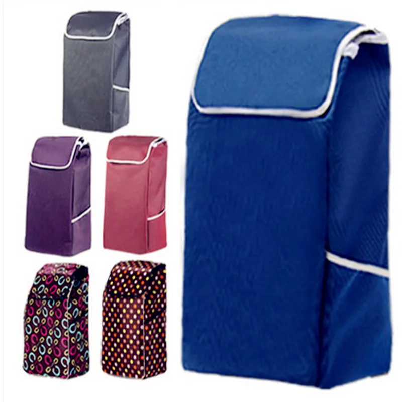 

2017 portable thicken double-layer anti-rain coating shopping cart bag cart accessories