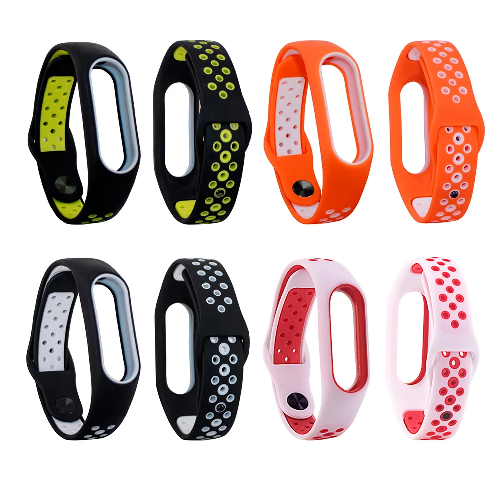 For Mi Band 2 Strap Bracelet Wrist Strap for Xiaomi Mi Band 2 Watch For Mi Band2 Accessories Smart Bracelet Sport Silicone Strap