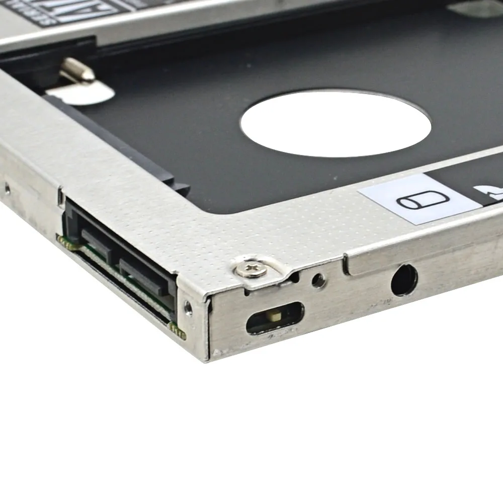 2nd HDD Caddy 9.5MM SATA 3.0 with Ejector Dual LED Light For Dell Latitude E6320 E6420 E6520 E6430 E6530 CD-ROM external hard drive case ssd enclosure hard drive enclosure