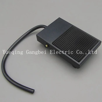 

FS-1 AC220V 16A SPDT 1NO 1NC Antislip Momentary Power Treadle Foot Pedal Switch Footswitch