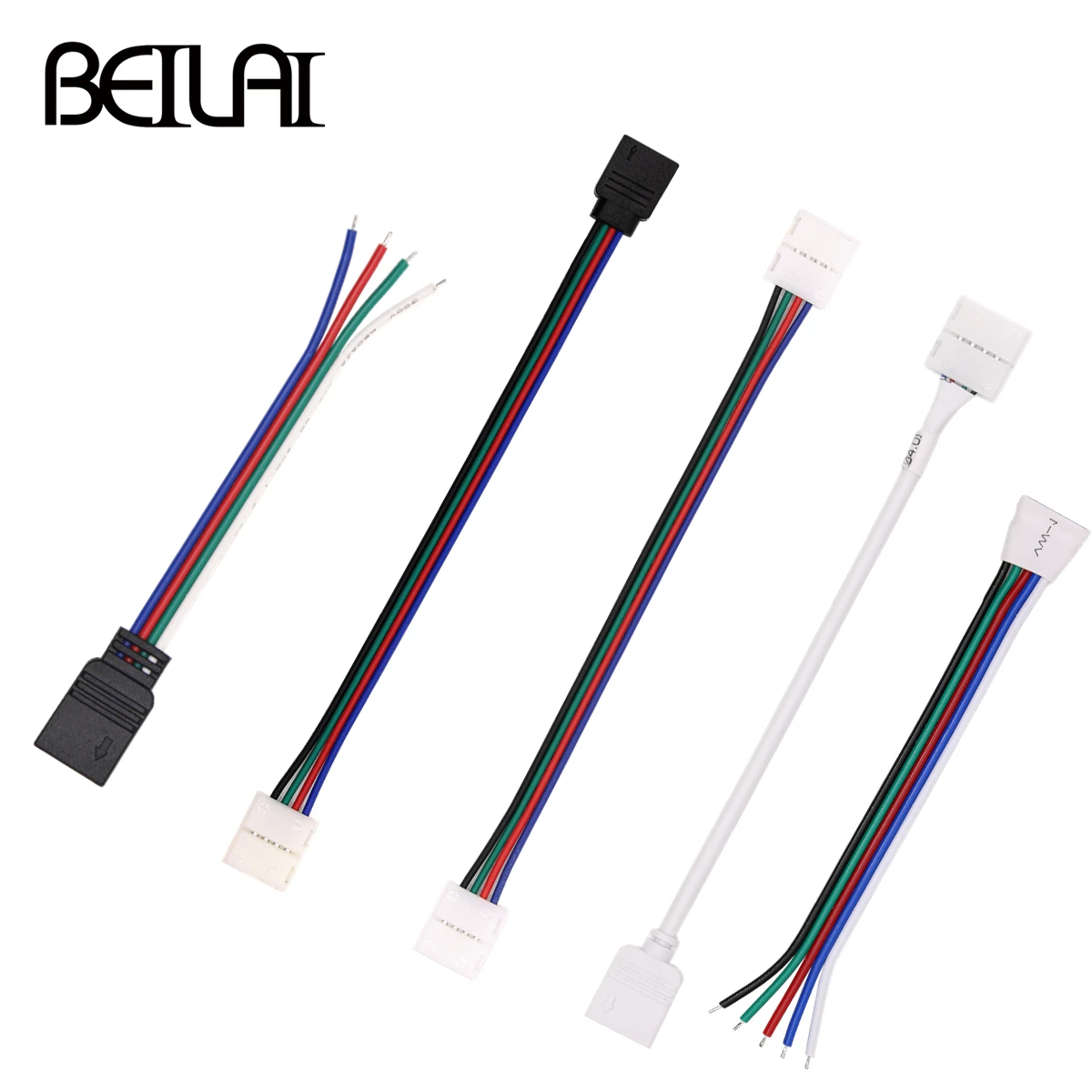 4pin RGB Светодиодная лента 5pin добавить теплую белую светодиодную ленту Разъем