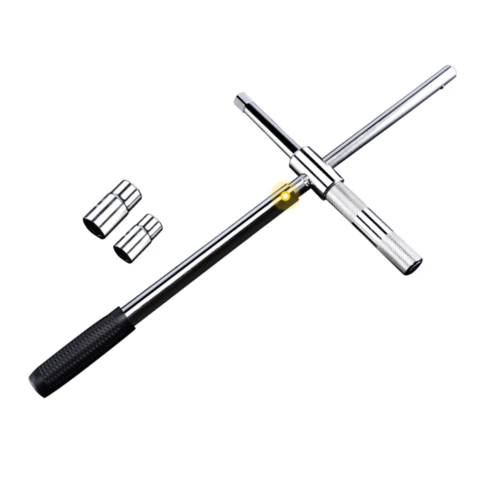 

Universal Lug Wrench, 4-Way Cross Wrench 17mm, 19mm, 21mm and 22mm Heat Treated Chrome Tools for Cars, Light Trucks