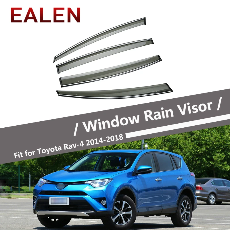 4 шт./1 комплект солнцезащитные дефлекторы для Toyota RAV4 XA40 2014 2015 2016 2017|Навесы и