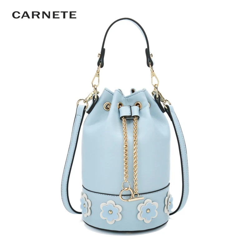 

CARNETE Women Bag Crossbody Bag For Women 2019 Fashion Bucket Luxury PU Chain Party Gift Bag bolsa feminina torebki damskie