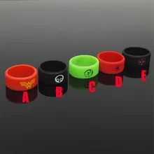 Spiderman Hulk Silicone Vape Band Ring Non Slip Rubber Band for Diameter 20 25mm Atomizer Mechanical