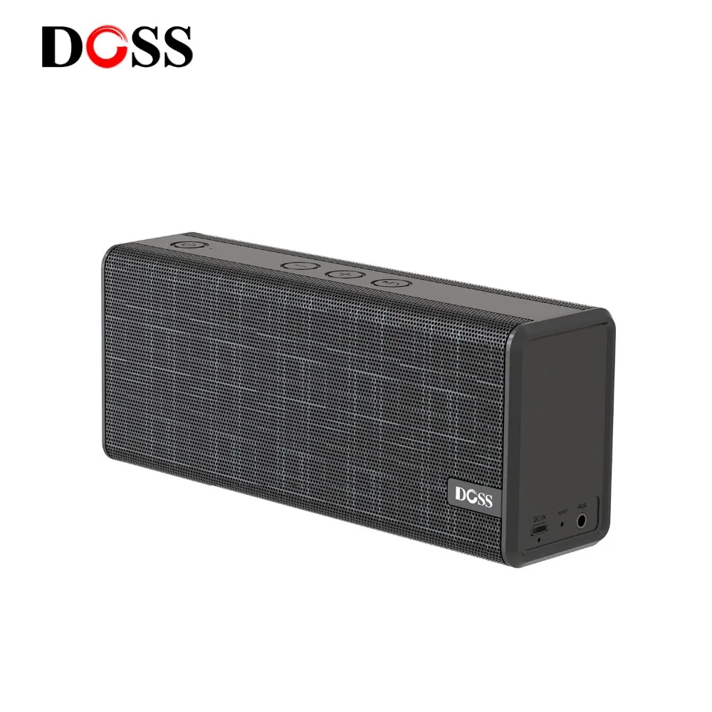 Koop DOSS Draagbare Draadloze Bluetooth Speaker 12 w Stereo met Bas en Ingebouwde Microfoon handsfree Voor iPhone Xiaomi Ondersteuning AUX USB