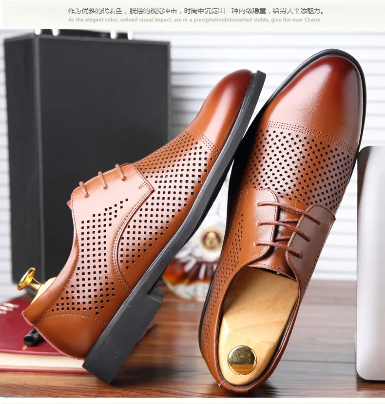 Для мужчин Мужские модельные туфли без застежки; модная мужская официальная оксфордская обувь Туфли без каблуков острый носок обувь для вечеринки, свадебные туфли для Для мужчин H219