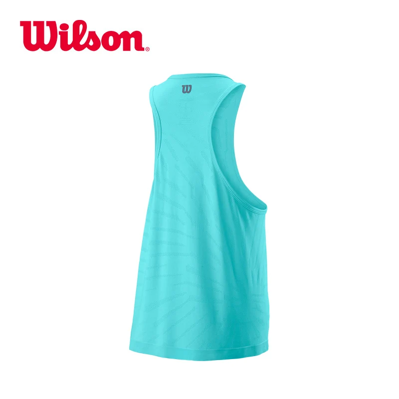 

Wilson Anti-sweat Polyester O-neck Women Tennis Sports Vest Competition