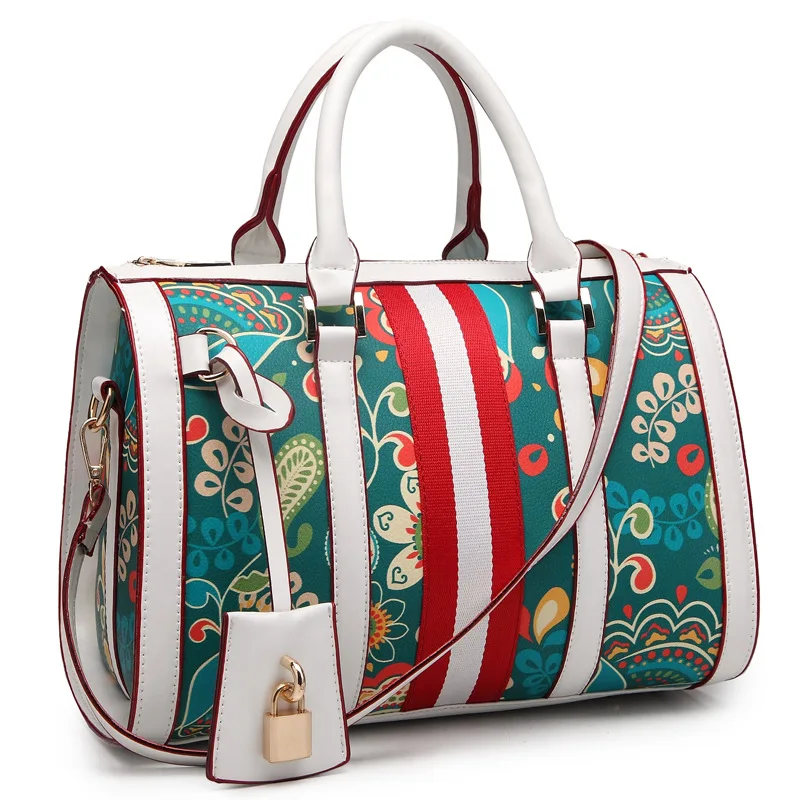 Challen Brand High quality PU Women Tote Bags Printing Bags for Ladies Luxury Women Handbags Leather