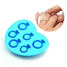 3 шт./компл. для льда Алмаз Любовь кольцо Ice Cube Стиль Заморозка Ice Mold льда формы специально для жаркое лето инструмент питьевой