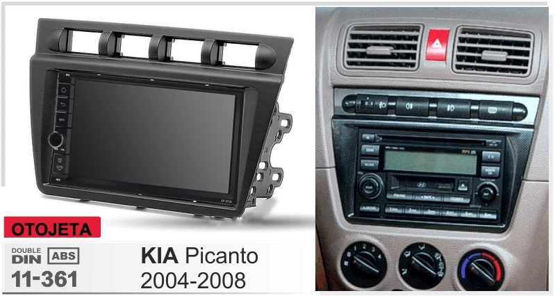 Navirider Android 8,1 Автомобильный мультимедийный стерео плеер магнитофон(рамка+ Радио) серия подходит для KIA picanto 2004-2008 gps