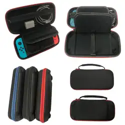 Новый дорожный Чехол для хранения с защитой от игры на молнии для nintendo Switch Case красный, синий, черный