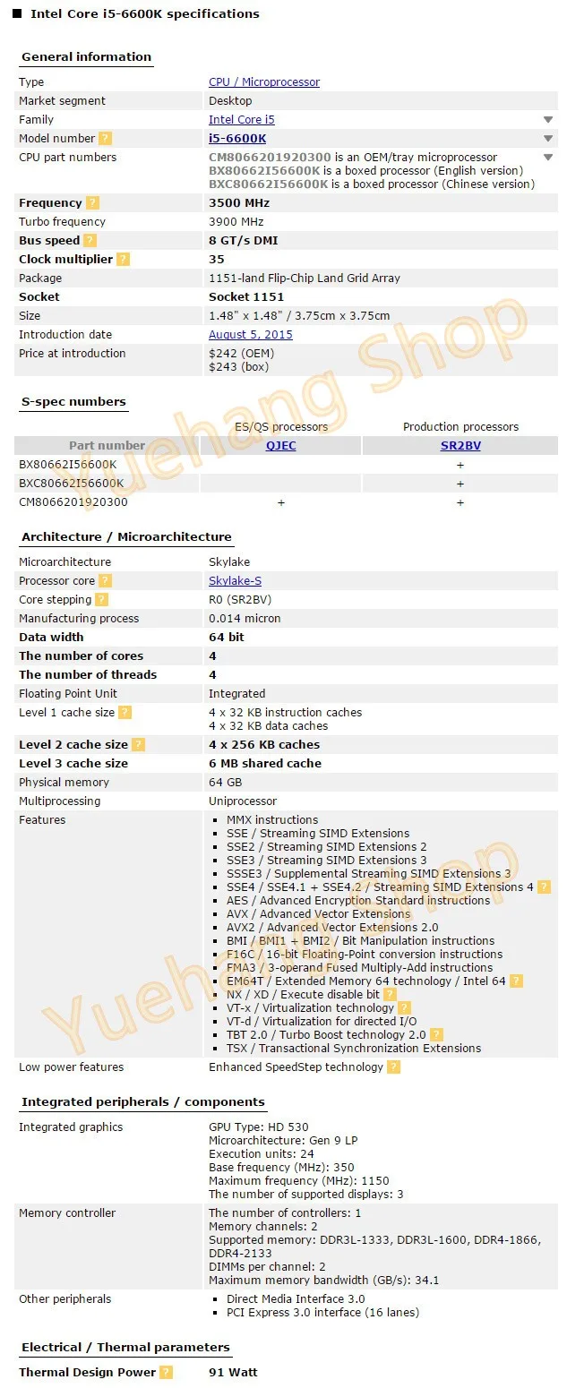 Free Shippin Core I5 6600k I5 6600k 3 5ghz 6mb 4 Cores Socket 1151 8 Gt S Quad Core Desktop Cpu Cpu Core Cpu Gamecpu Killer Aliexpress Free Shippin Core I5 6600k I5 6600k 3 5ghz 6mb 4 Cores Socket 1151 8 Gt S Quad Core Desktop Cpu Cpu Core Cpu Gamecpu Killer Aliexpress