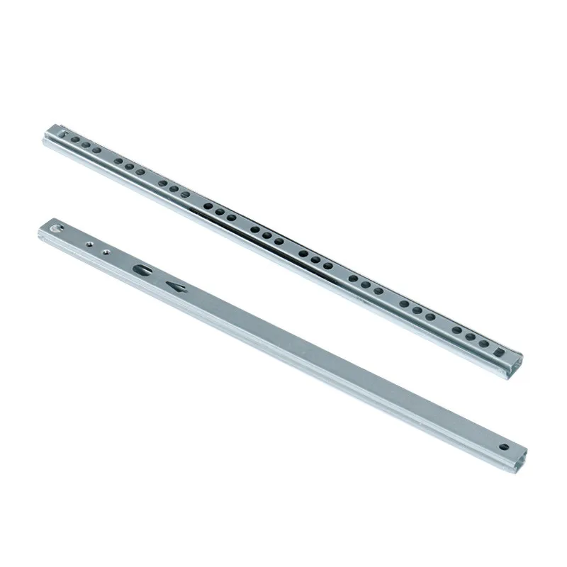 2pcs/set 8/10/11/14/16inch Drawer Steel Ball Bearing Slides Keyboard Cabinet Cupboard Drawer Runners Furniture Hardware Fittings