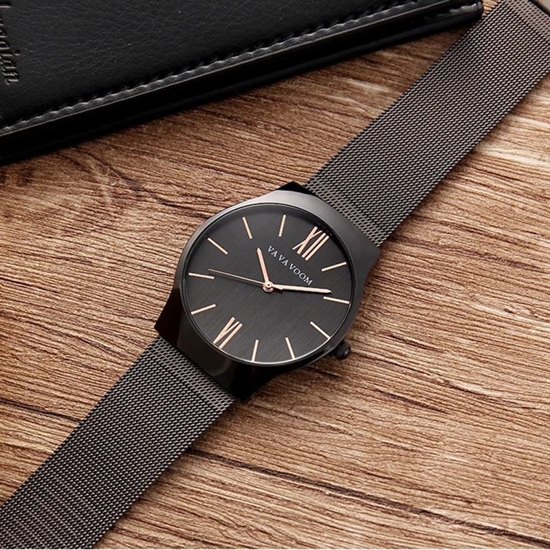 Reloj Hombre мужские часы из нержавеющей стали VAVA Топ бренд военные спортивные