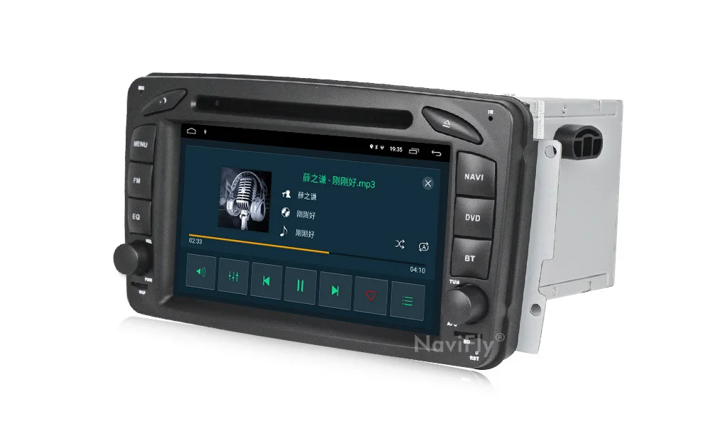 Navifly Android 9 поддержка RDS TPMS DAB автомобильный DVD gps плеер для Mercedes Benz W209 W203 W463 Viano W639 Vito с 4G