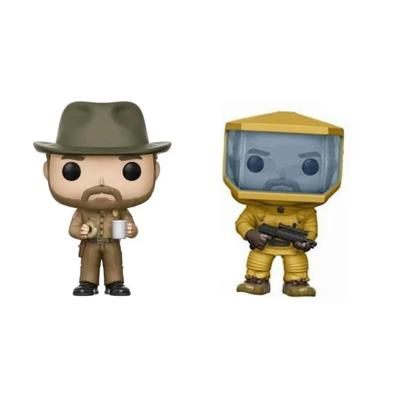 

Funko POP Stranger things HOPPER Collection PVC Action Figure model toys for children birthday Gift