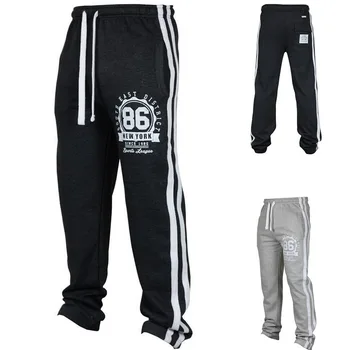

Laamei New Sweatpants Men 2019 Fashion Sport Jogging Fitness Pants Casual Loose Sweatpants Drawstring Male Pants Military Pants