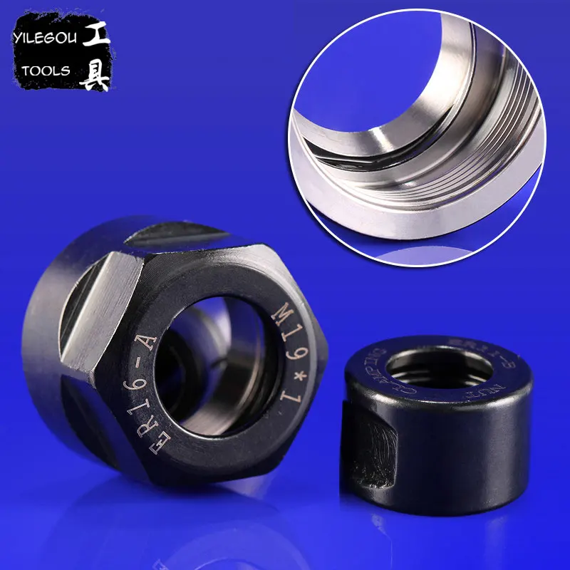 Цанговая гайка с ЧПУ ER11 (M14 * 0 75) ER16 (M22 1 5) ER20 (M25 ER25 (M32 ER32 (M40 патрон из марганцевой