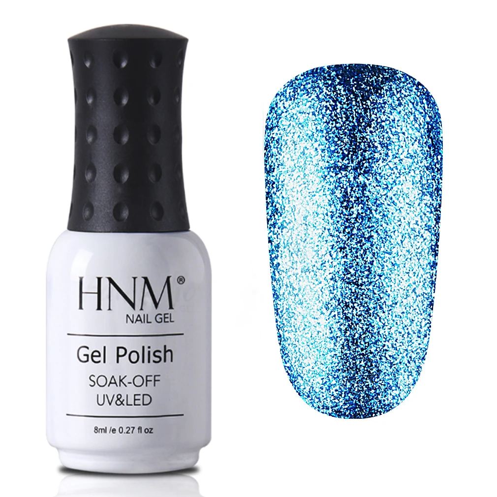 HNM Bling Platinum гель для ногтей 8 мл Блеск УФ-гель для ногтей светодиодный светильник гель лак Полупостоянный Гель-лак грунтовка для ногтей - Цвет: 58023