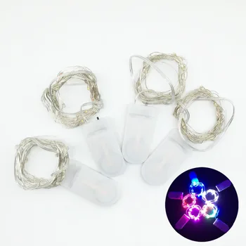 

Fairy Lights 1M 10LED Xmas Wedding Party Decoration Led Christmas Copper String Light CR2032 Battery Operated