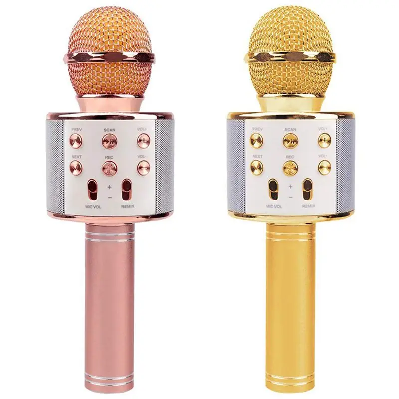

Wireless Karaoke Microphone, Two Pack Portable Bluetooth Karaoke Player With Speaker For Home Ktv Outdoor Party Music Playing