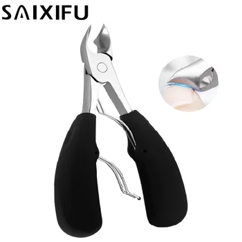 

Double Springs Non-Slip Handle Nail Cuticle Nipper Clipper Fingernail Toenail Scissor Dead Skin Remove Nail Cuticle tool SF43