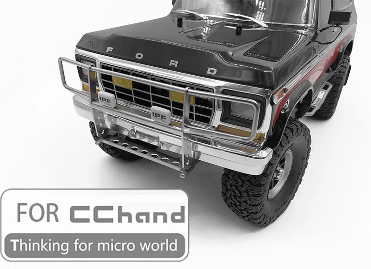 Алюминиевый передний бампер для 1/10 cchand Traxxas TRX4 Bronco ранчо|Детали и аксессуары| |