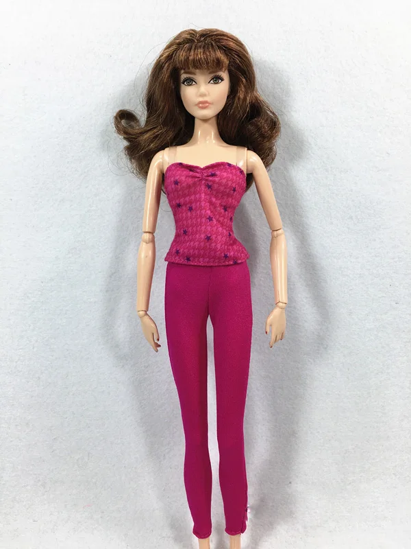 New styles Festival Gifts Top trousers lifestyle Suit Casual Clothes Trousers Dress For Barbie Doll 1