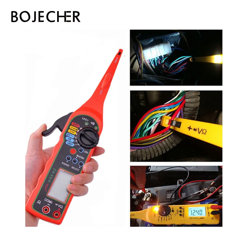 

Universal CAR Circuit Tester Power Electric Multi-function 0-380V ( Screen) Automotive Multimeter Lamp Car Repair Tool