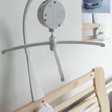 Детские электрические музыкальные кровать колокол кроватке мобильный комплект с ARM(с подставкой) функция может скачать песню вам нравится