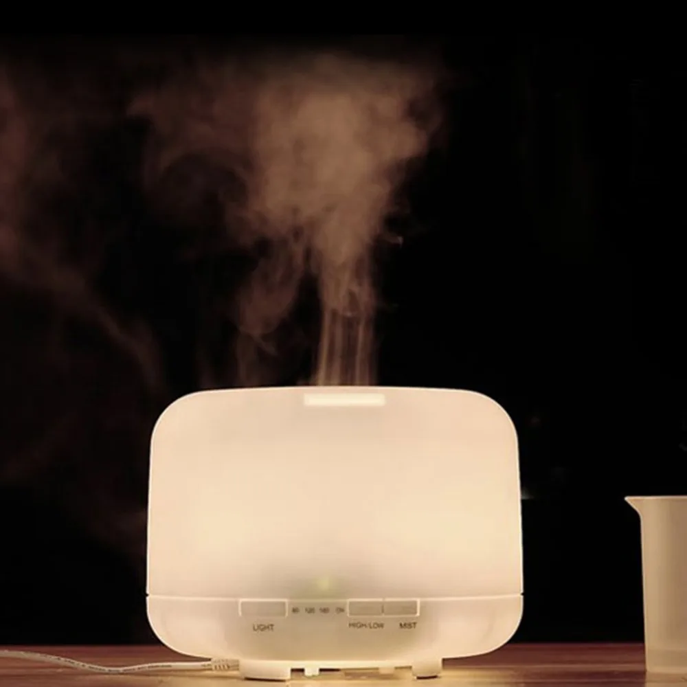 

300ml Electric Air Humidifier Aroma Essential Oil Diffuser with 7 Color Changing LED Lights Mist Maker for Office Home