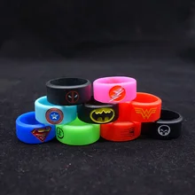 10pcs/lot ecig vape band protection o ring silicon band skull design for rdta rda atomizer 10pcs/lot ecig vape band protection o ring silicon band skull design for rdta rda atomizer