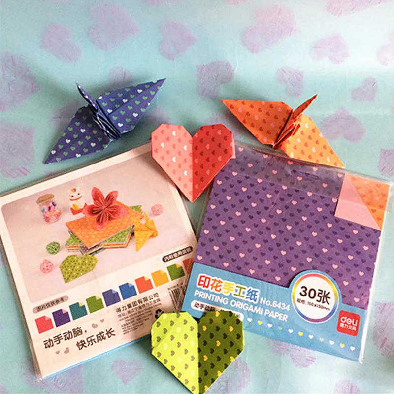 30pcs/lot Home Decor Colorful DIY Paper Craft Scrapbooking Paper