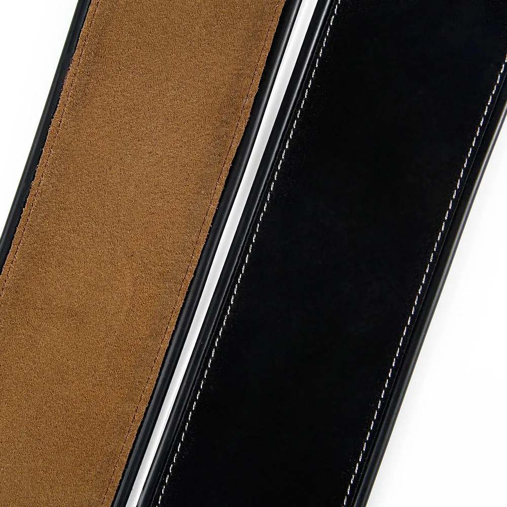 Negro de piel de vaca suave correa de la guitarra cinturón ajustable duradero genial eléctrica acústica guitarra Correa accesorios de guitarra Negro de piel de vaca suave correa de la guitarra cinturón ajustable duradero genial eléctrica acústica guitarra Correa accesorios de guitarra