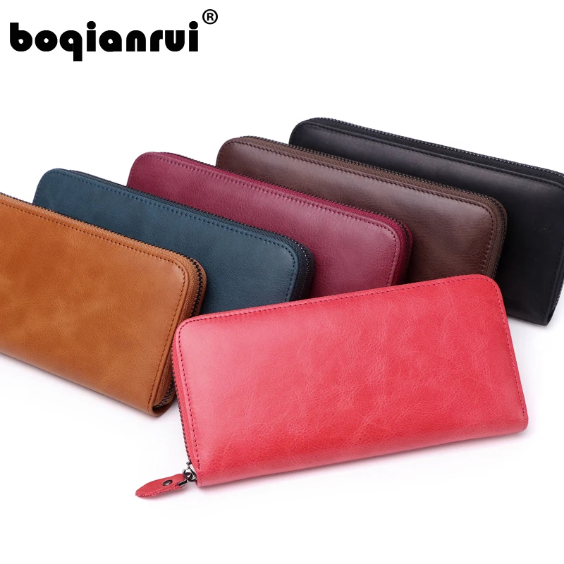 New Women Leather Wallet Lady Card Coin Holder Long Purse Clutch Zipper Coin Bag New Women Leather Wallet Lady Card Coin Holder Long Purse Clutch Zipper Coin Bag