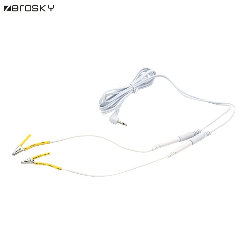 Zerosky Metal Clip Wire Plug Adult Electric Shock Sex Product DIY Accessories for Games | Красота и здоровье