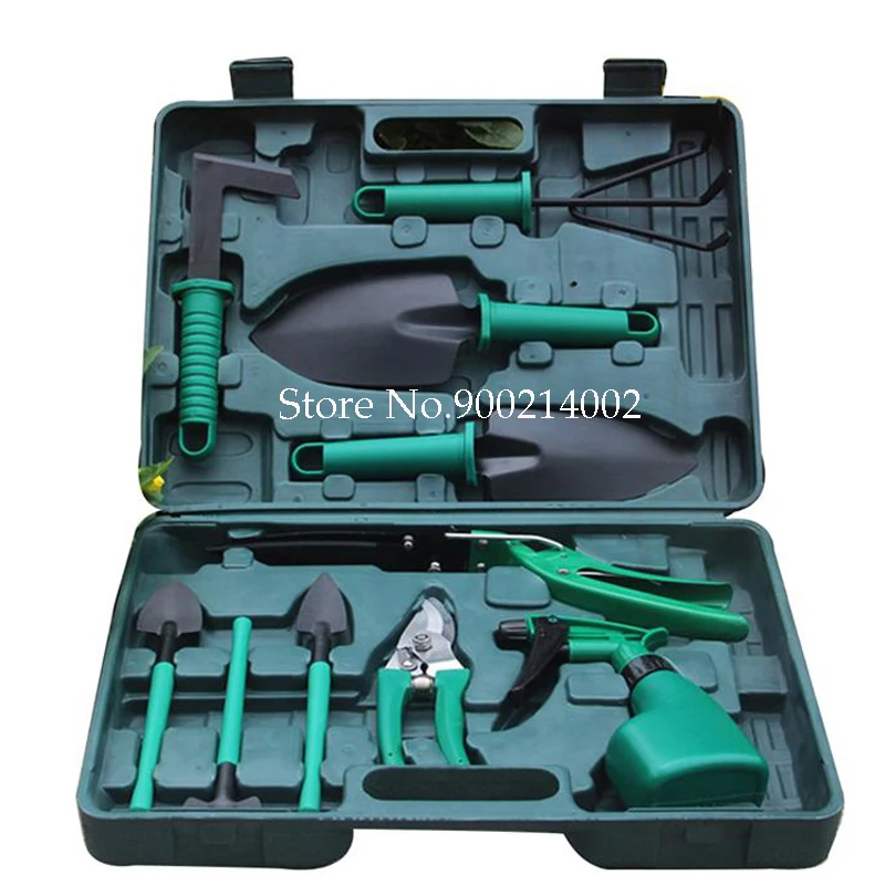 Case Garden-Tool-Kit for Weeding-Digging Gardening-Supplies 10pcs Lightweight Anti-Rust Case Garden-Tool-Kit for Weeding-Digging Gardening-Supplies 10pcs Lightweight Anti-Rust