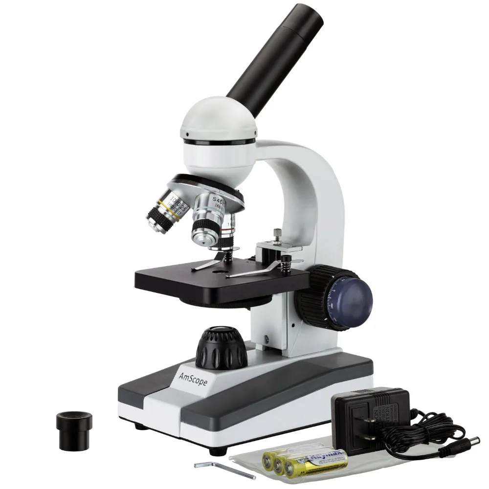 

Amscope 40X-1000X All-Metal Optical Lens Compound Microscope Student Home School Science