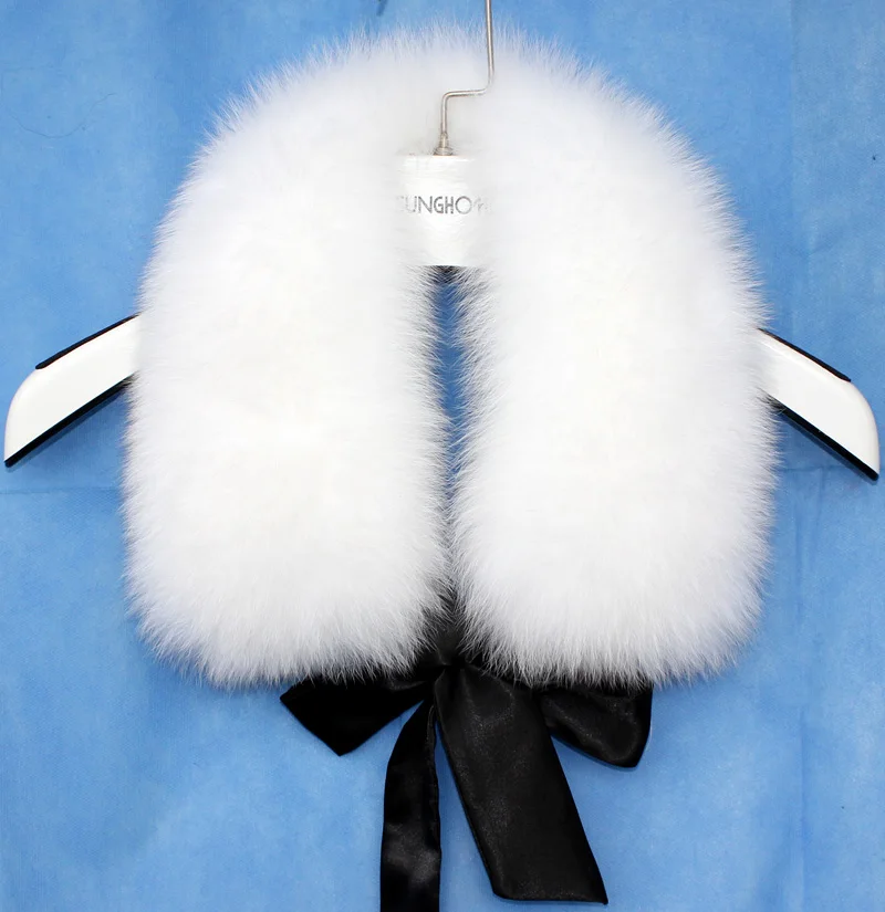 Женский шарф из натурального меха лисы кожаный с мехом енота 2019|fur fox|fox furcollar fox |