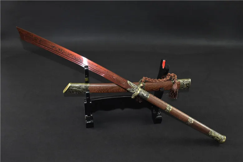 Real Handmade Chinese KangXi saber broadsword Qing dyasty sword sharp knives 