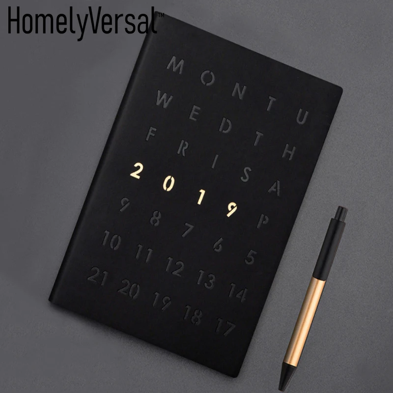 Суперкрутой блокнот А5 с 2019 годом календарь Канцтовары книга управление временем